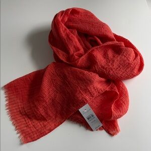 Ann Taylor Factory Orange Scarf